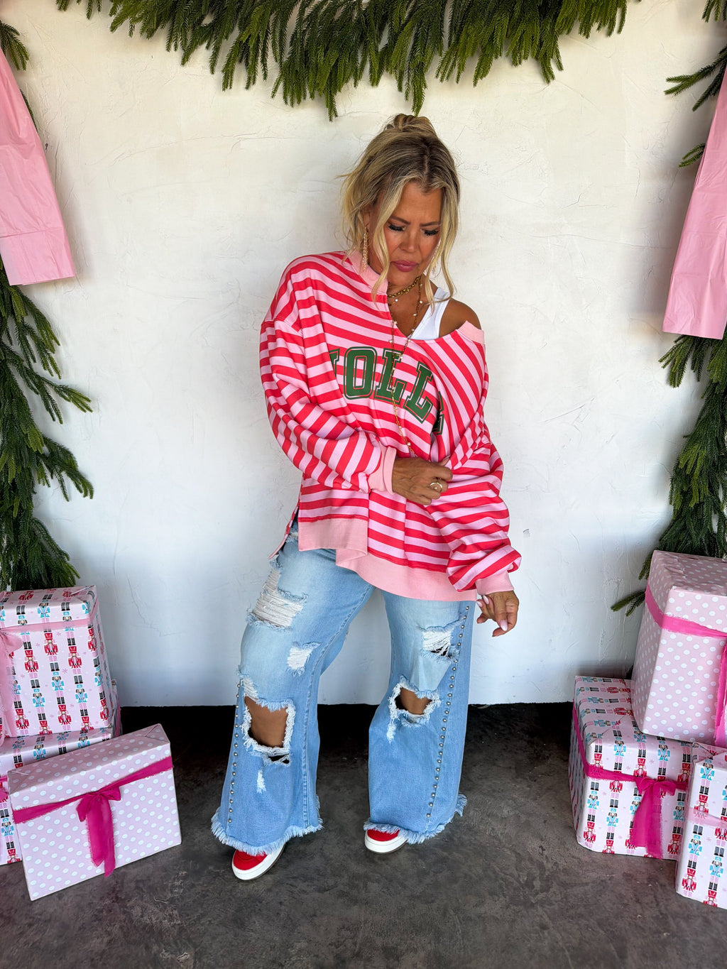 PREORDER: Jolly & Merry Oversized Pullover by Blakeley (ETA: October)