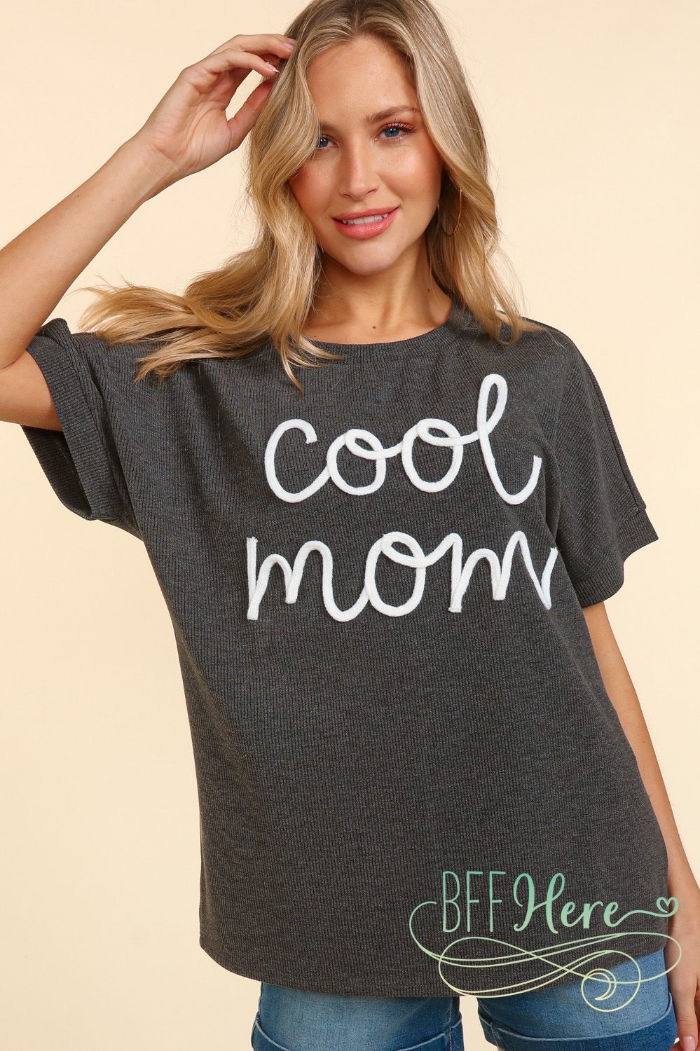Fun & Fab 'Cool Mom' Tee - BFF Here