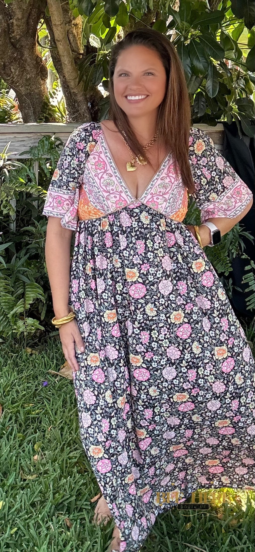 Wildflower Breeze Boho Maxi Dress - BFF Here