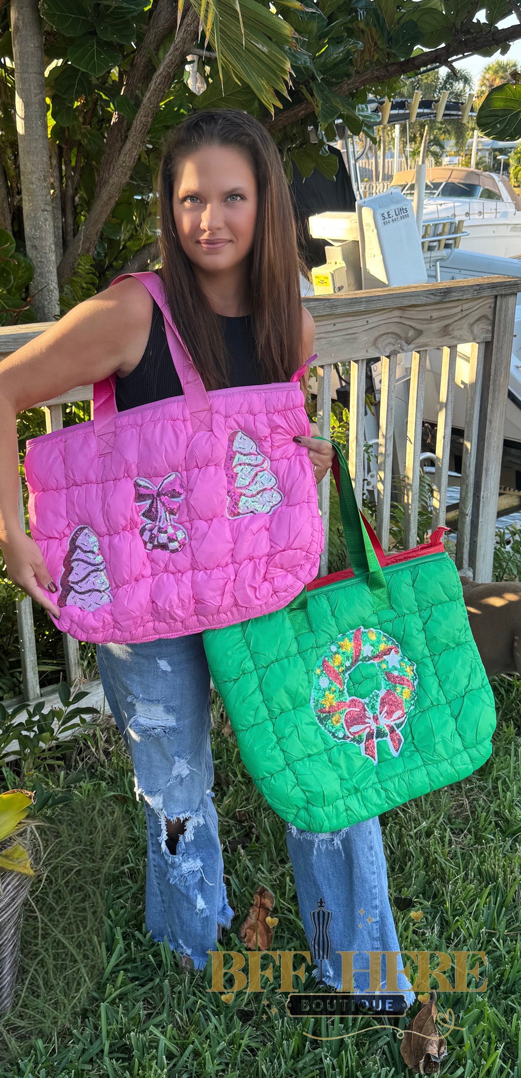 Christmas Puffer Bags by Blakeley - BFF Here