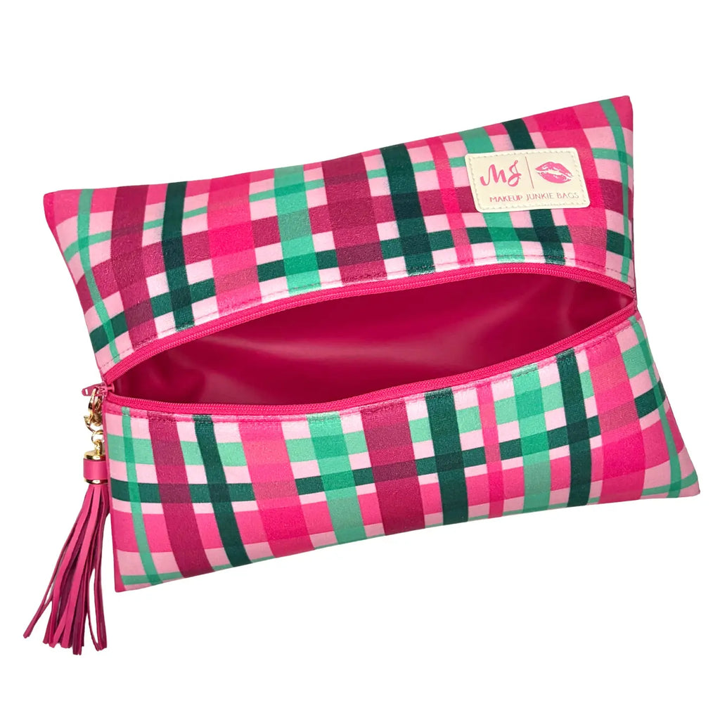 PREORDER: Plaid and Joy by Makeup Junkie Bags (ETA: 4-6 weeks)