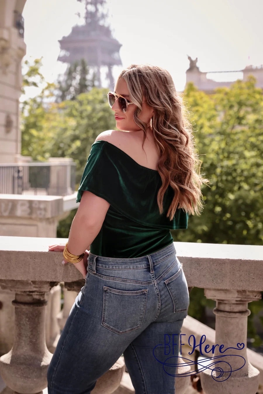 Just A Crush Velvet Bodysuit / Choice of Color - BFF Here