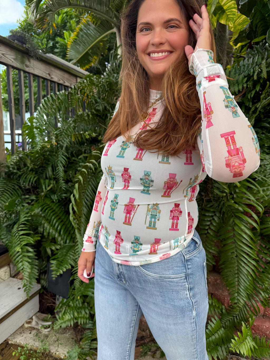 Keigan Mesh Top by Jess Lea / Holiday Nutcrackers - BFF Here