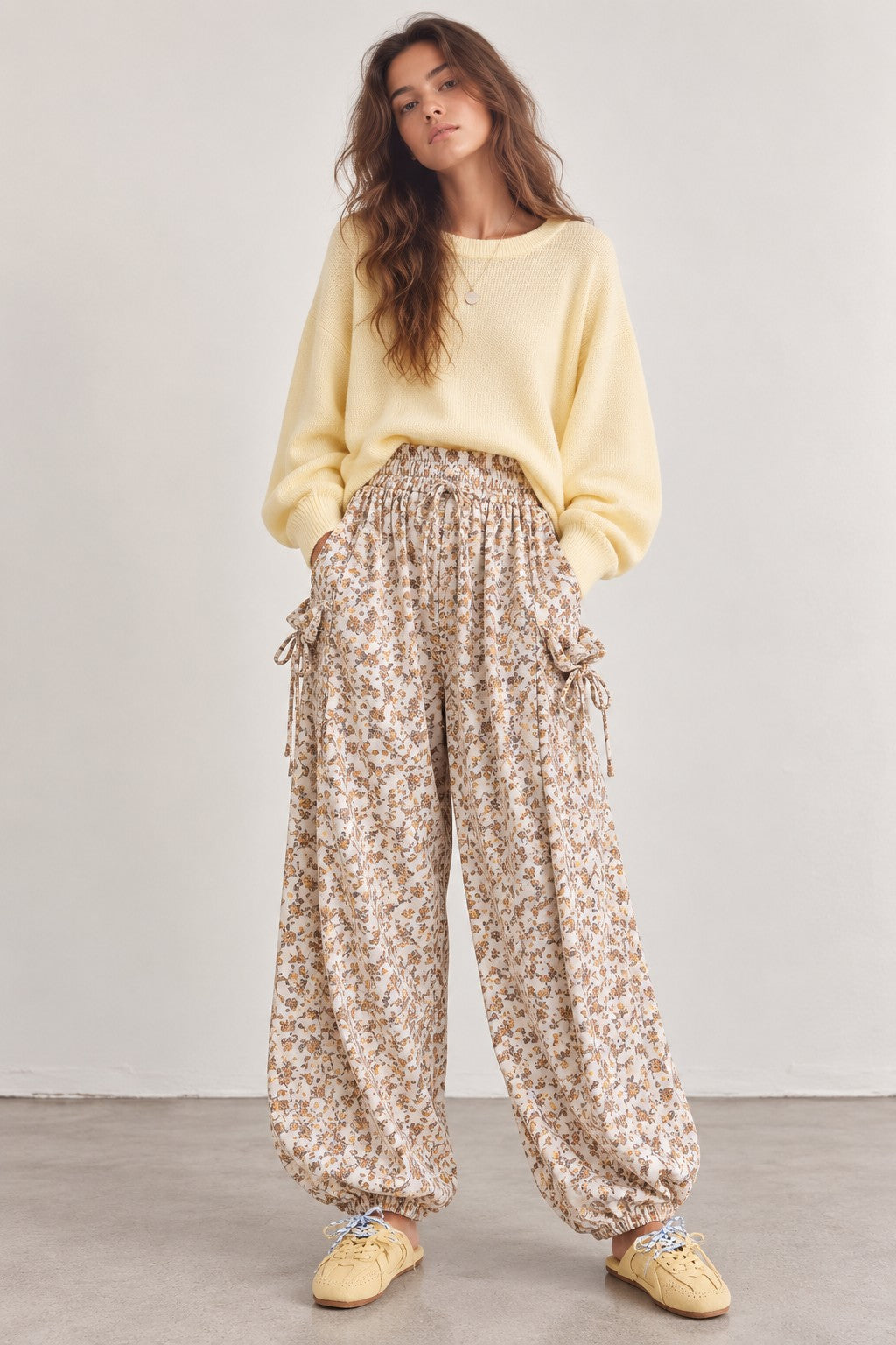 PREORDER: Boho Floral Cargo Pants / ARRAY by Jade by Jane (ETA: November)
