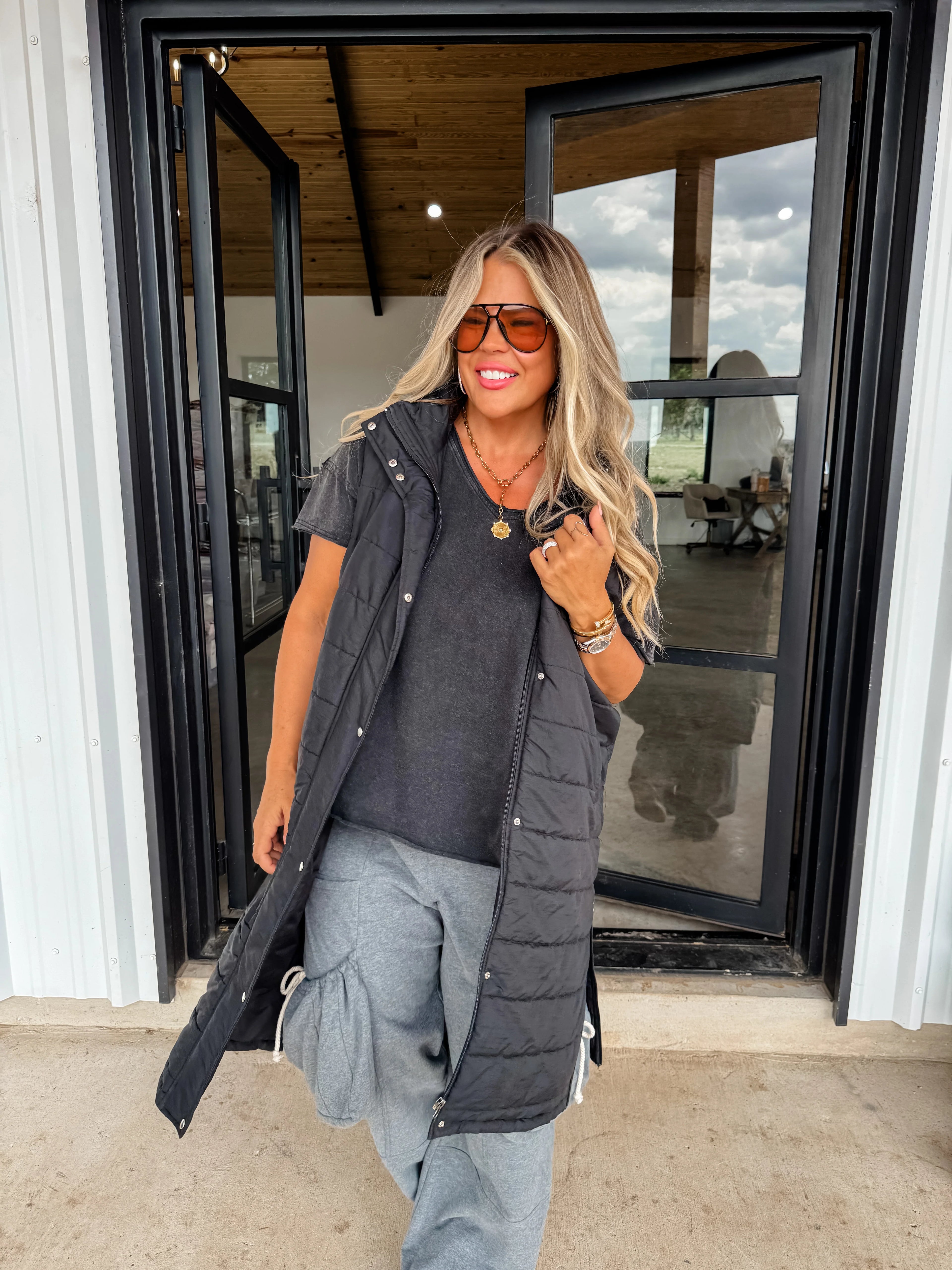 PREORDER: Kendall Long Puffer Vest by Blakeley (ETA: End of October) - BFF Here