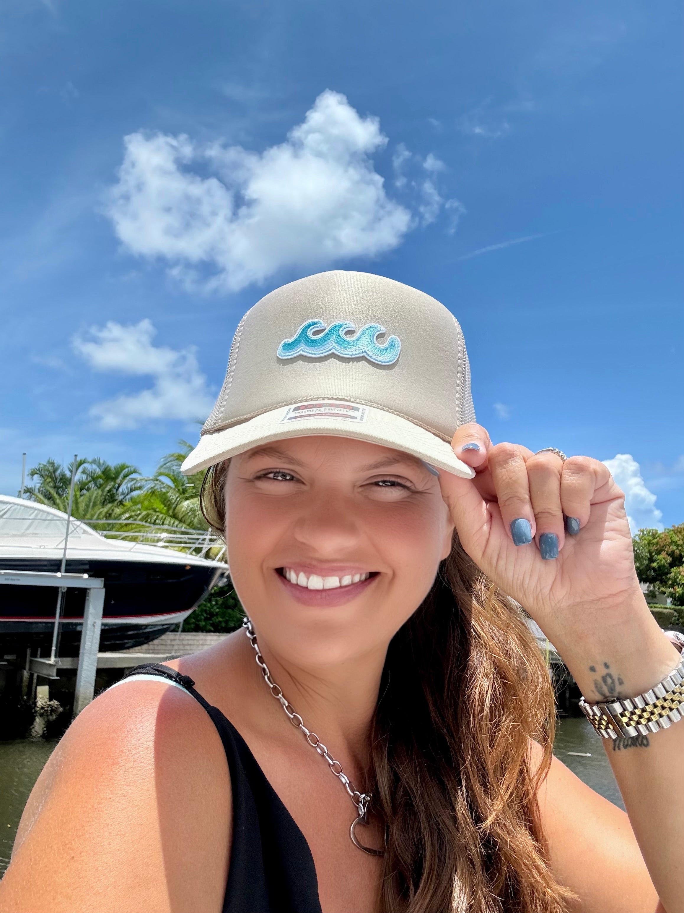 Waves Trucker Hat - BFF Here