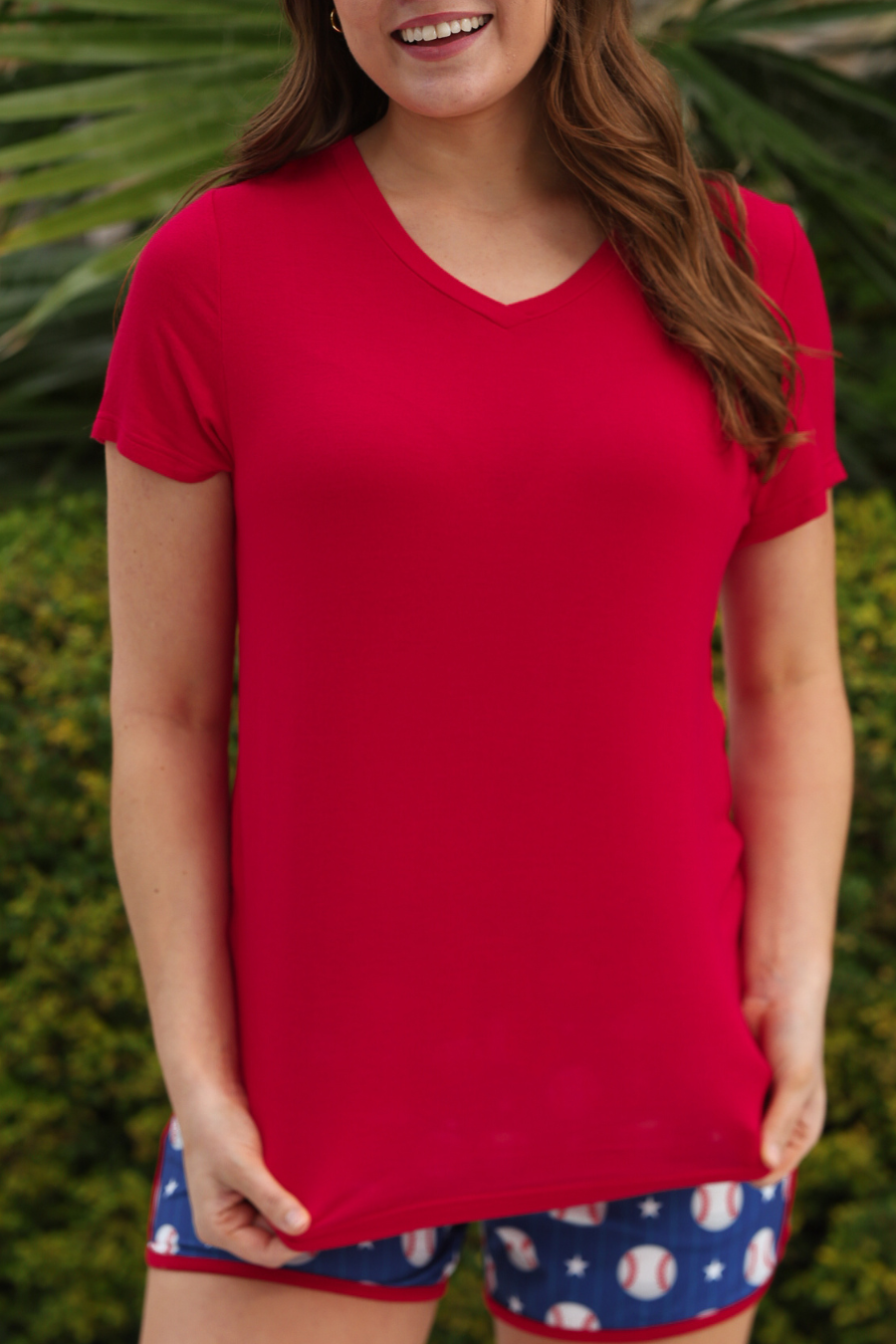 PREORDER- Jess Lea Basic Tee / Red by Jess Lea (ETA: February) - BFF Here