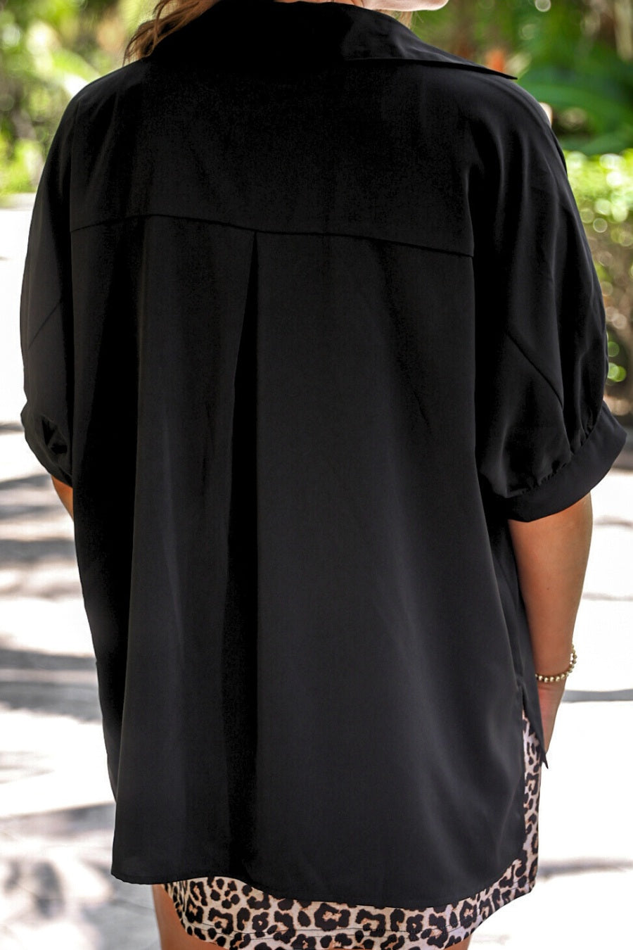 PREORDER: Sutton Button Up Top / Black by Jess Lea (ETA: February) - BFF Here