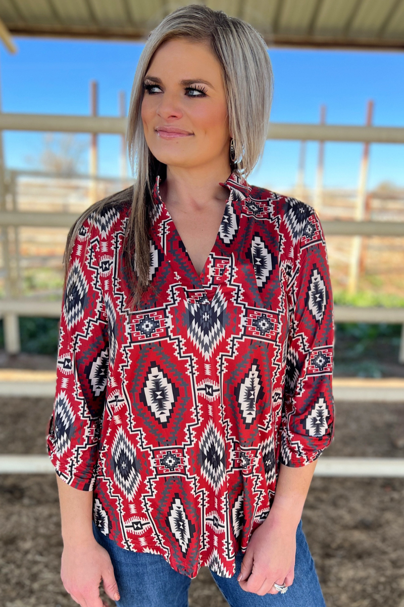 Canyon Sunset Top by Sterling Kreek - BFF Here