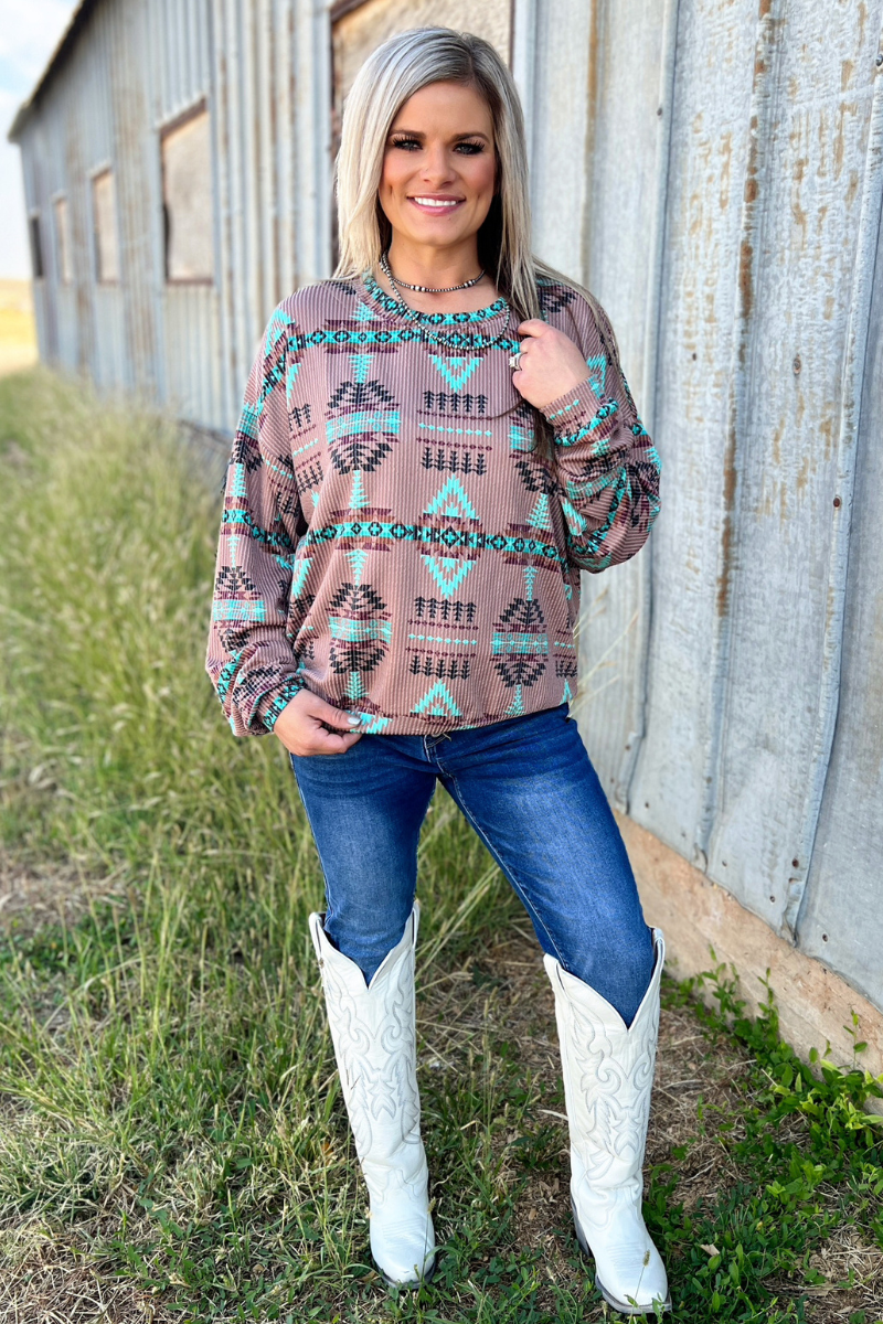 Colorado Sunset Sweater by Sterling Kreek - BFF Here