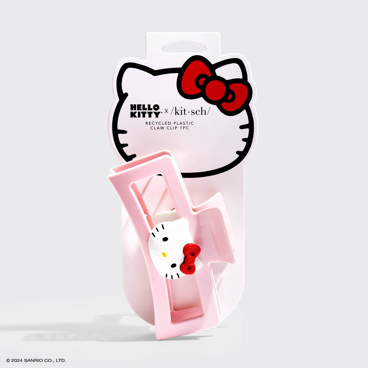 Hello Kitty x Kitsch Recycled Jumbo Open ClawClip-Kitty Face - BFF Here
