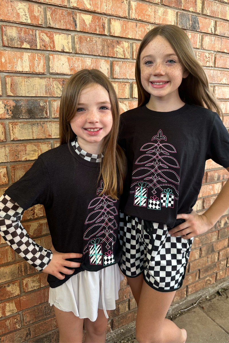 Mini Boot Scootin' Christmas Tee by Sterling Kreek - BFF Here