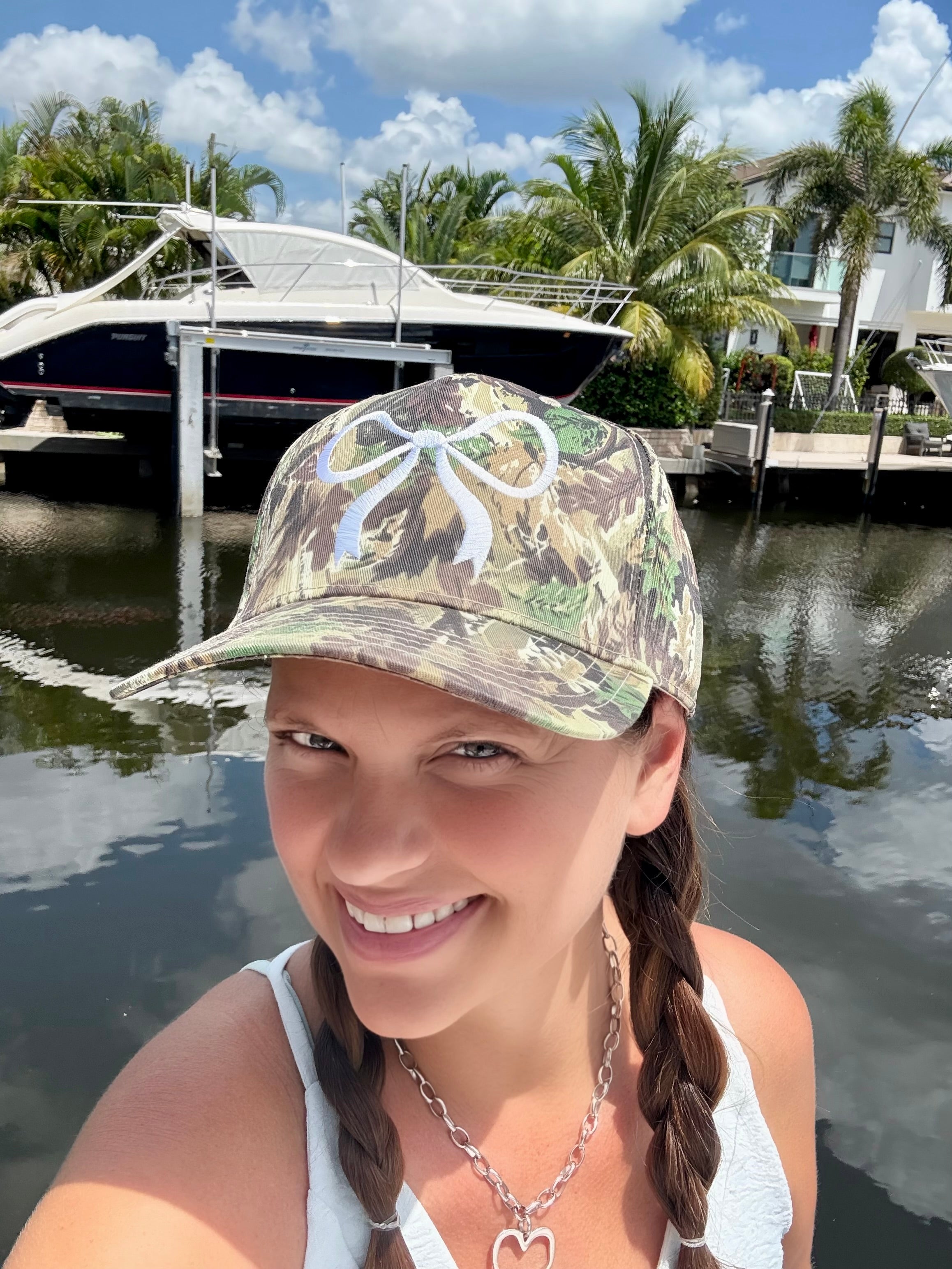 Camo Ribbon Cap - BFF Here