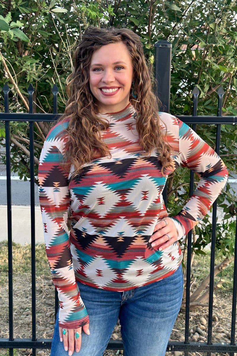 Southern Roots Mesh Top by Sterling Kreek - BFF Here