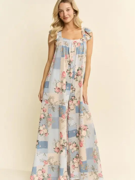 Vintage Garden Wide-Leg Jumpsuit by Jade by Jane