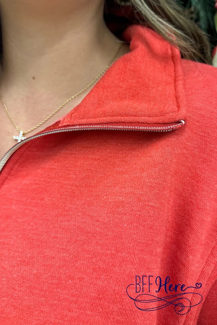 PREORDER-Miley Vintage Pullover / Apple Red (Ships Middle of December) - BFF Here