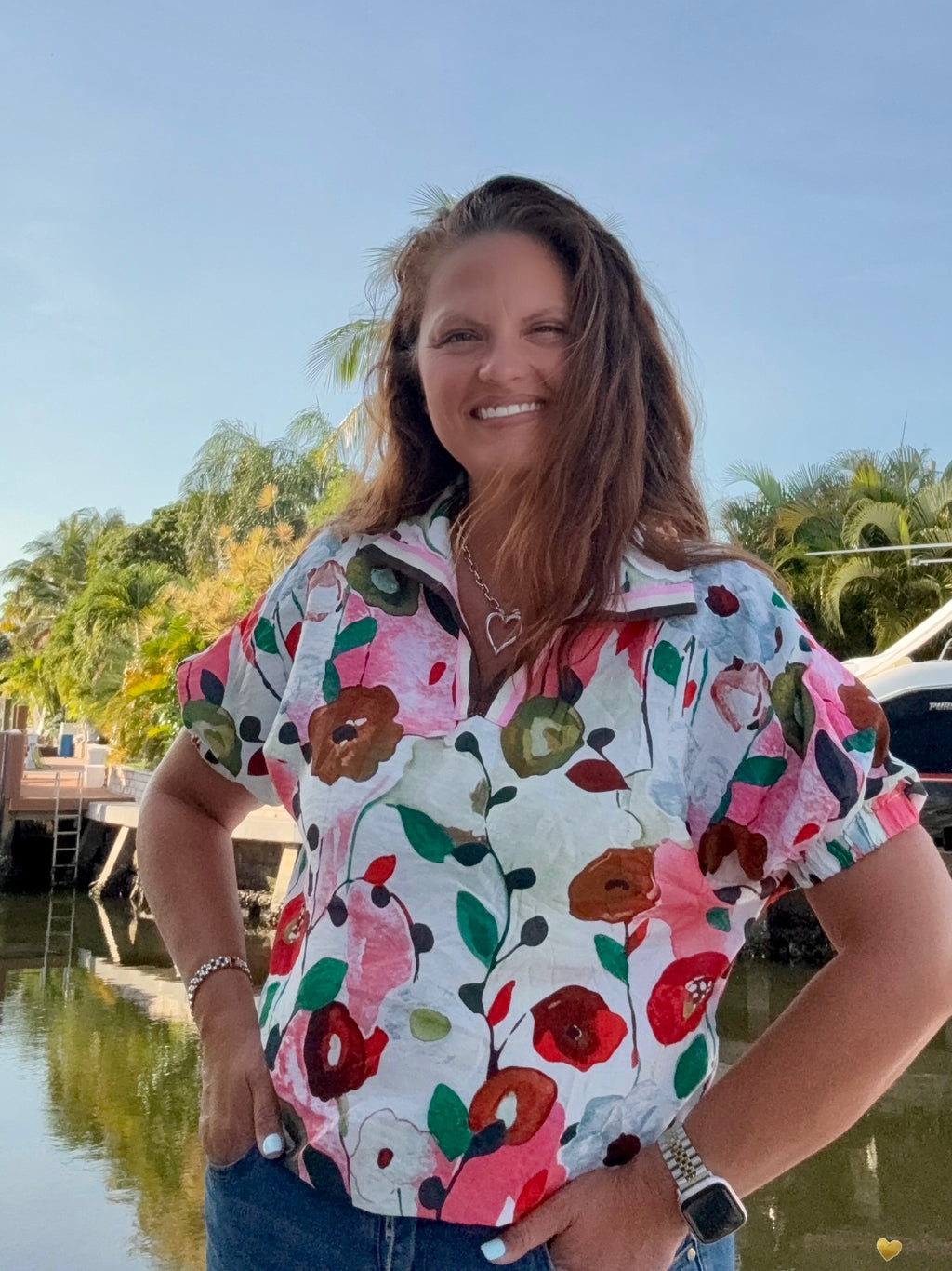 Sundown Petals Top - BFF Here