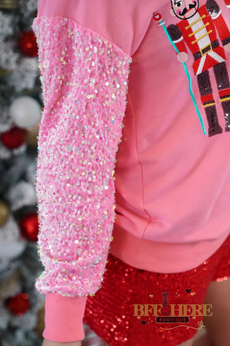 Season To Sparkle Sequin Top by Jess Lea - BFF Here