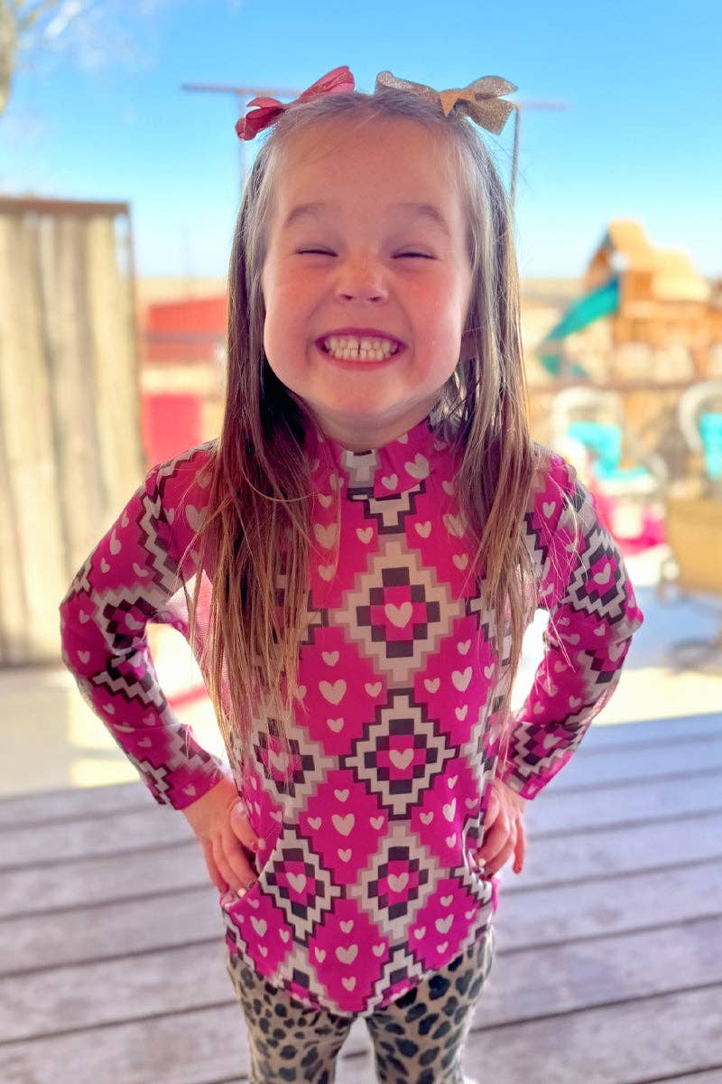 Struck By Cupid Mesh Top / Kids by Sterling Kreek - BFF Here