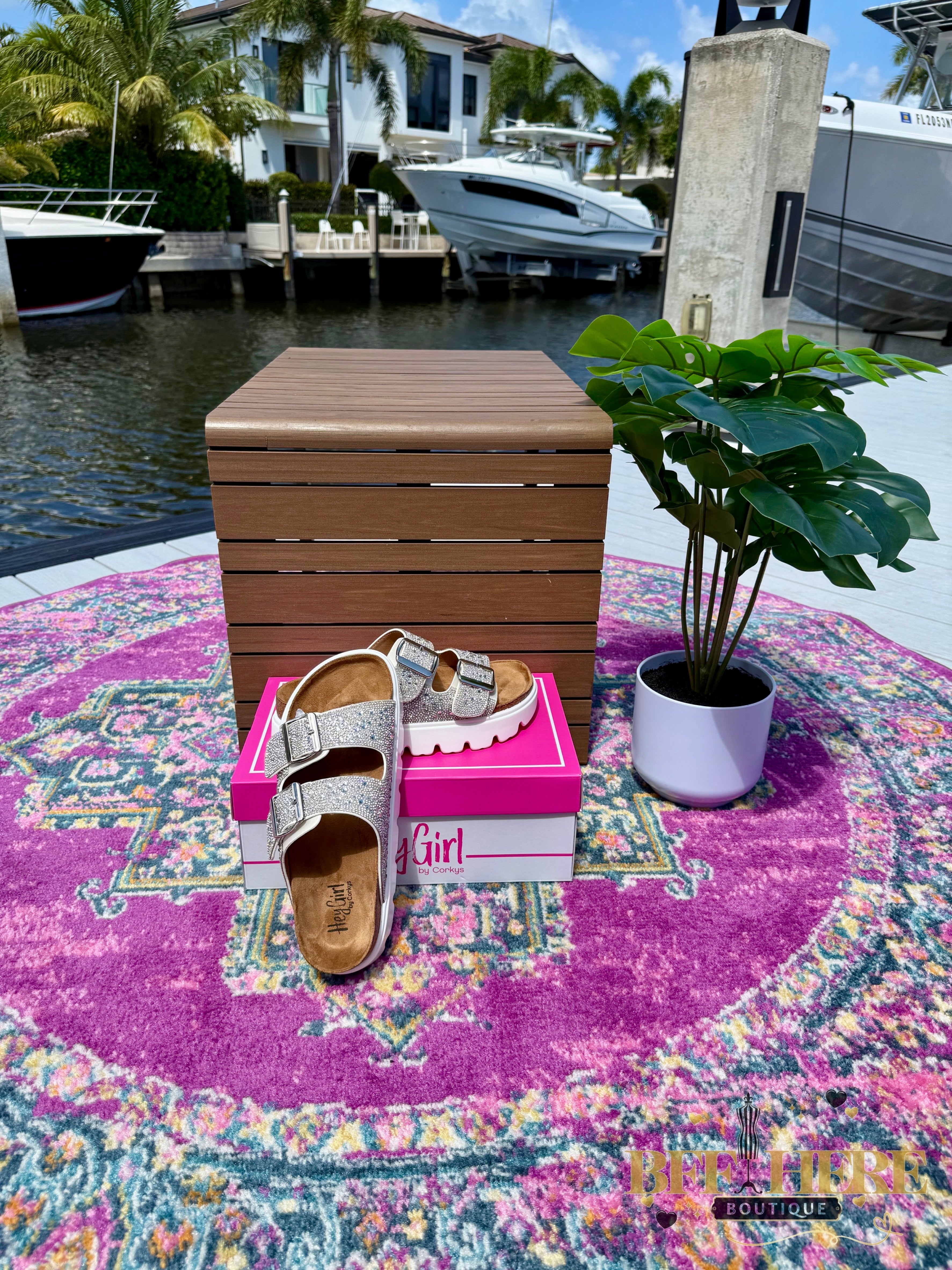 Rumor Has It - Clear Rhinestone by Corkys - BFF Here