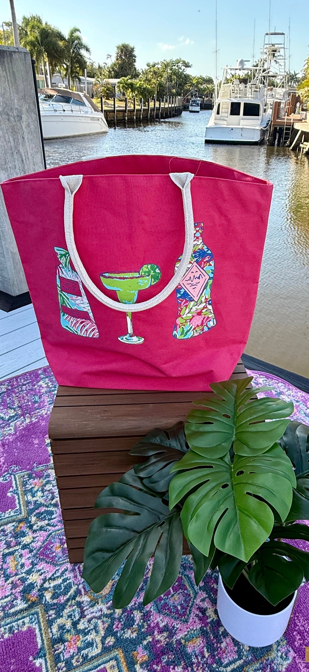 Tequila Sunrise Tropic Tote - BFF Here