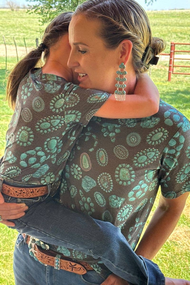 Forever In Turquoise Crew Neck Tee by Sterling Kreek - BFF Here