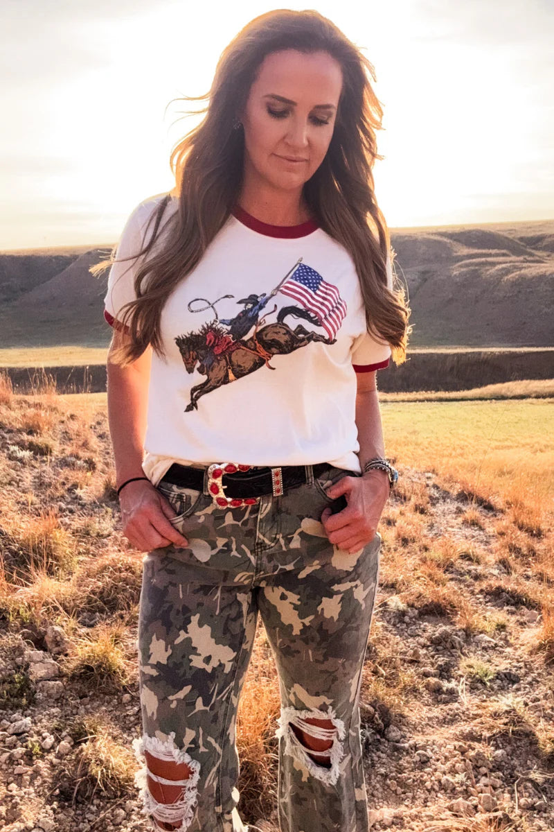 Dust and Glory Ringer Tee by Sterling Kreek - BFF Here