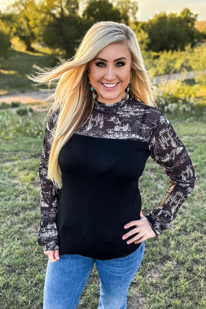 Homestead Toile Top by Sterling Kreek - BFF Here