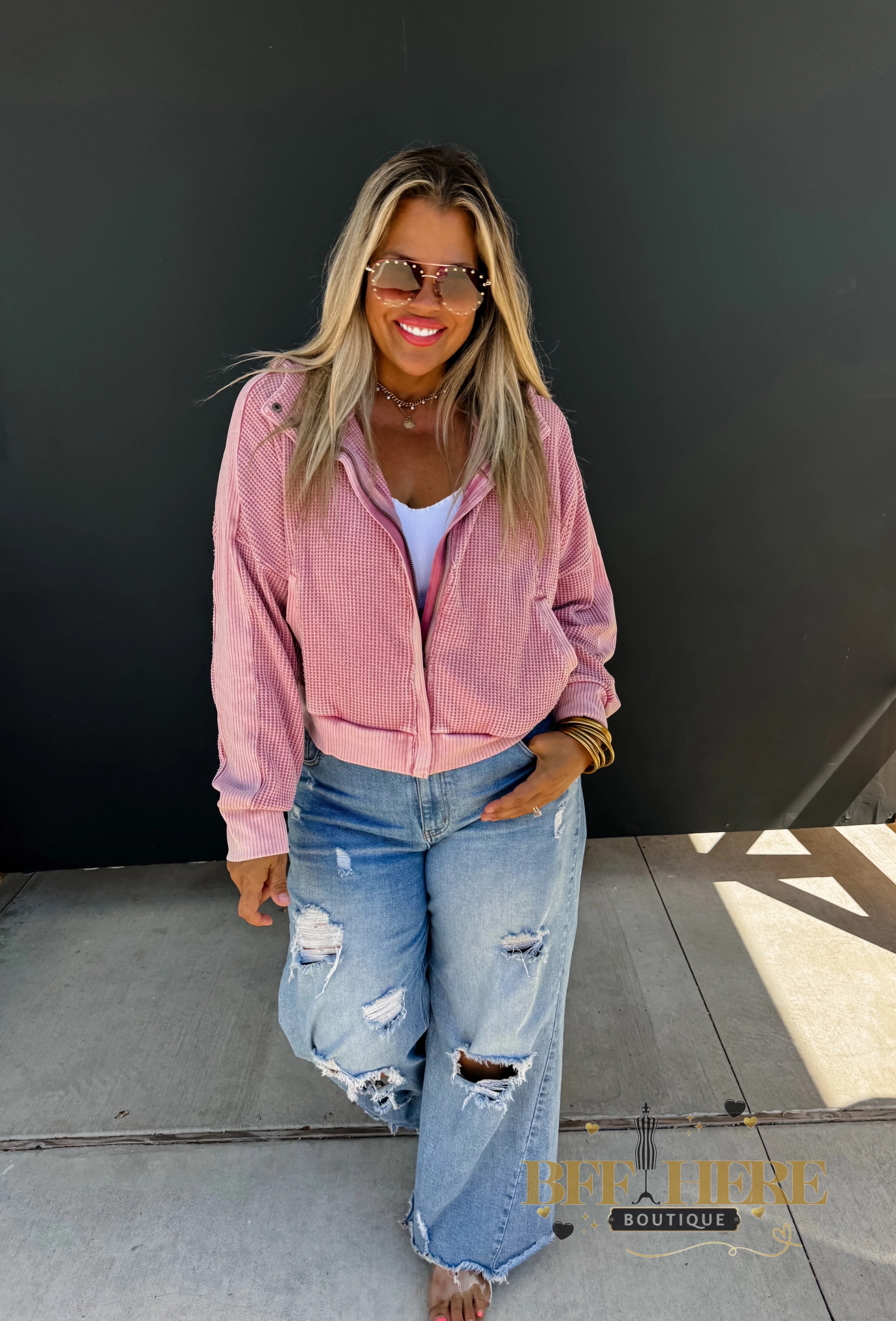 Maisie Mineral Wash Hoodie by Blakeley - BFF Here