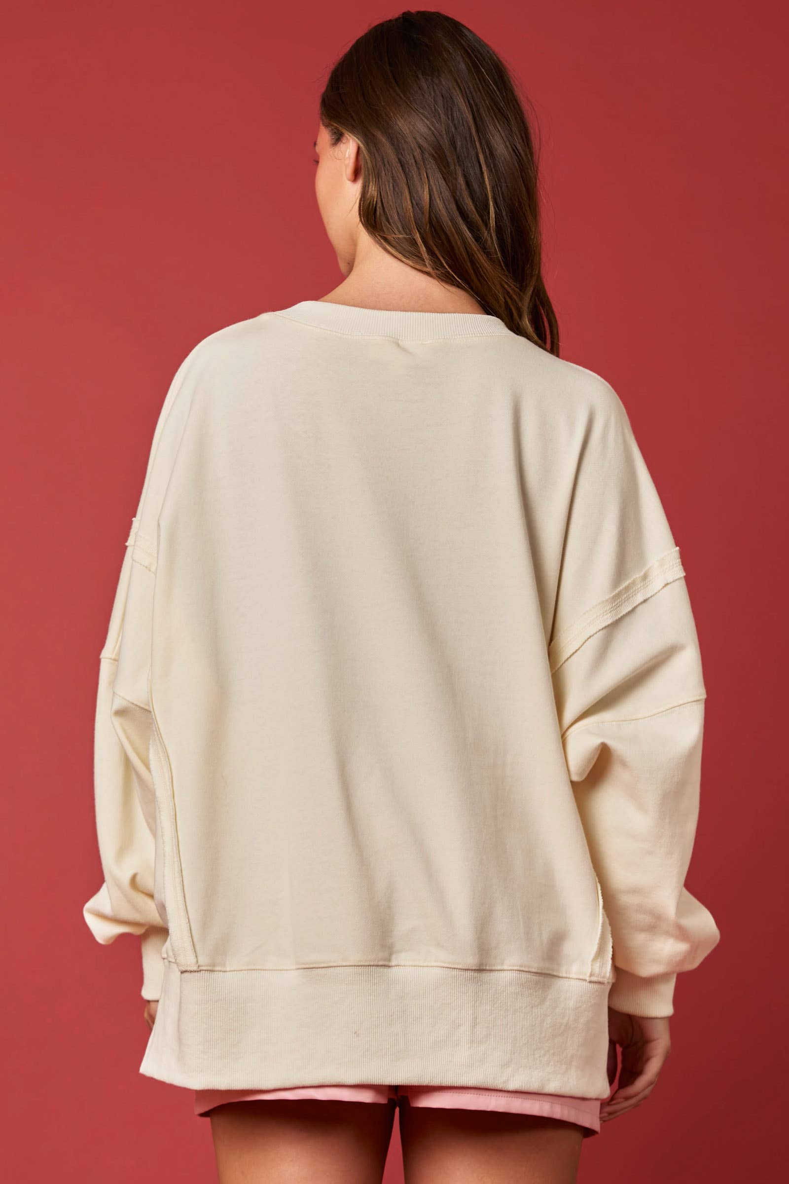 Festive Lights Sequin Sweatshirt / Choice of Color - BFF Here