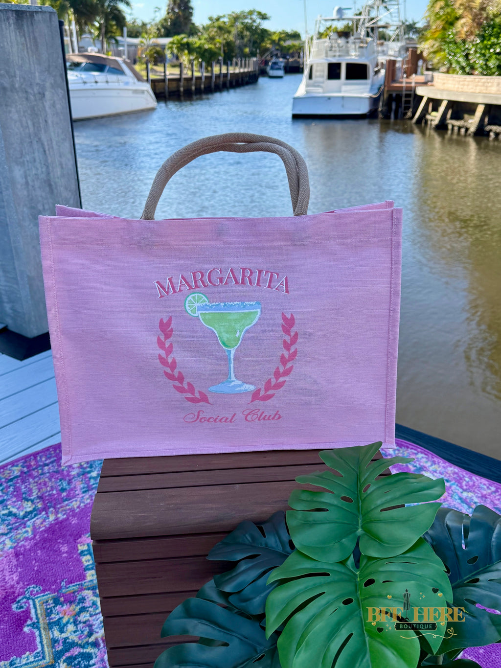 Margarita Social Club Juco Tote by Royal Standard - BFF Here