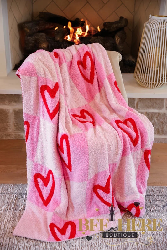 I Heart You Blanket by Jess Lea