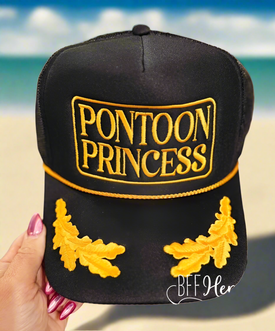 Pontoon Princess Trucker Hat - BFF Here