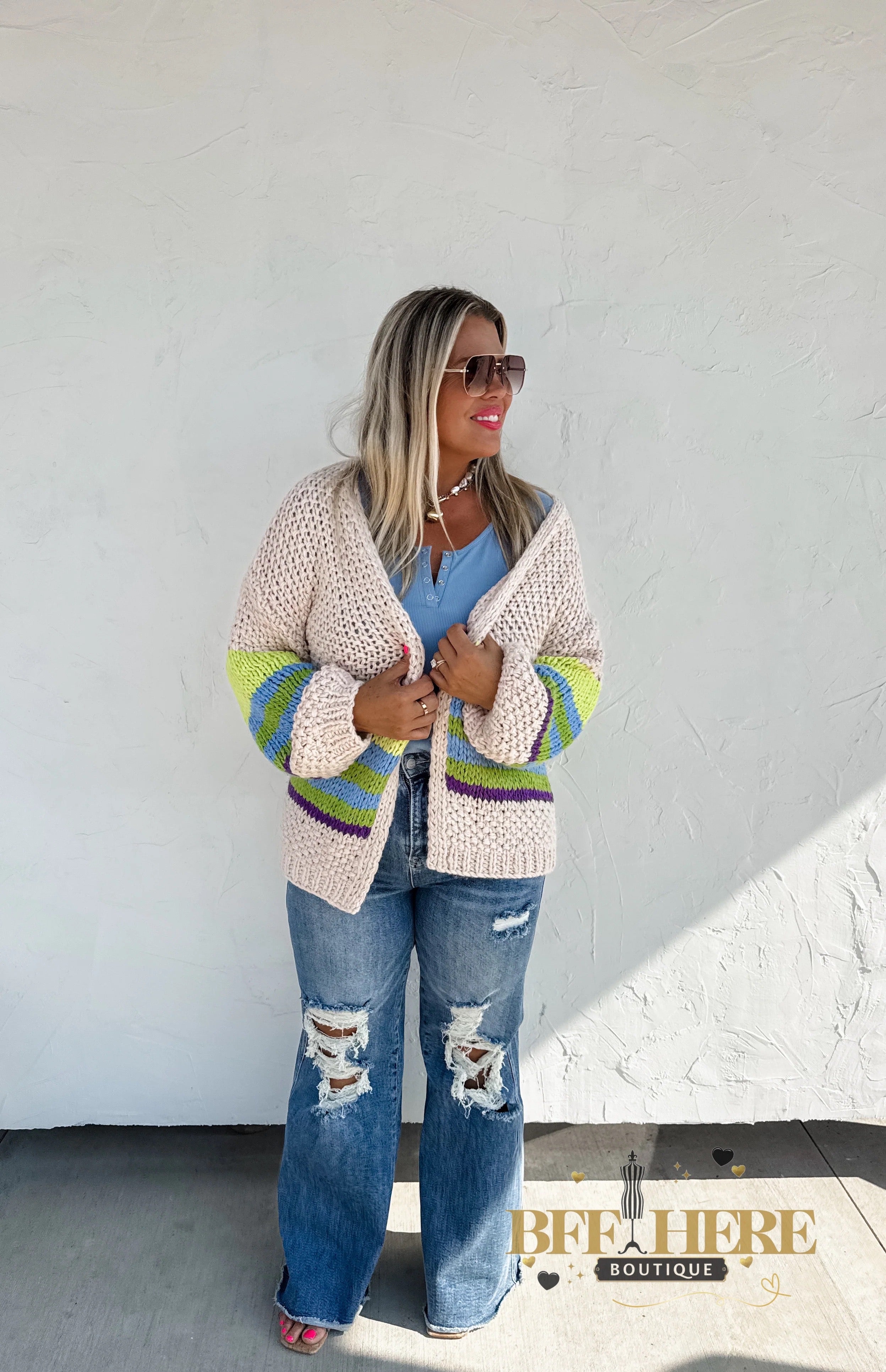 Charlotte Knit Cardigan by Blakeley / Choice of Color - BFF Here