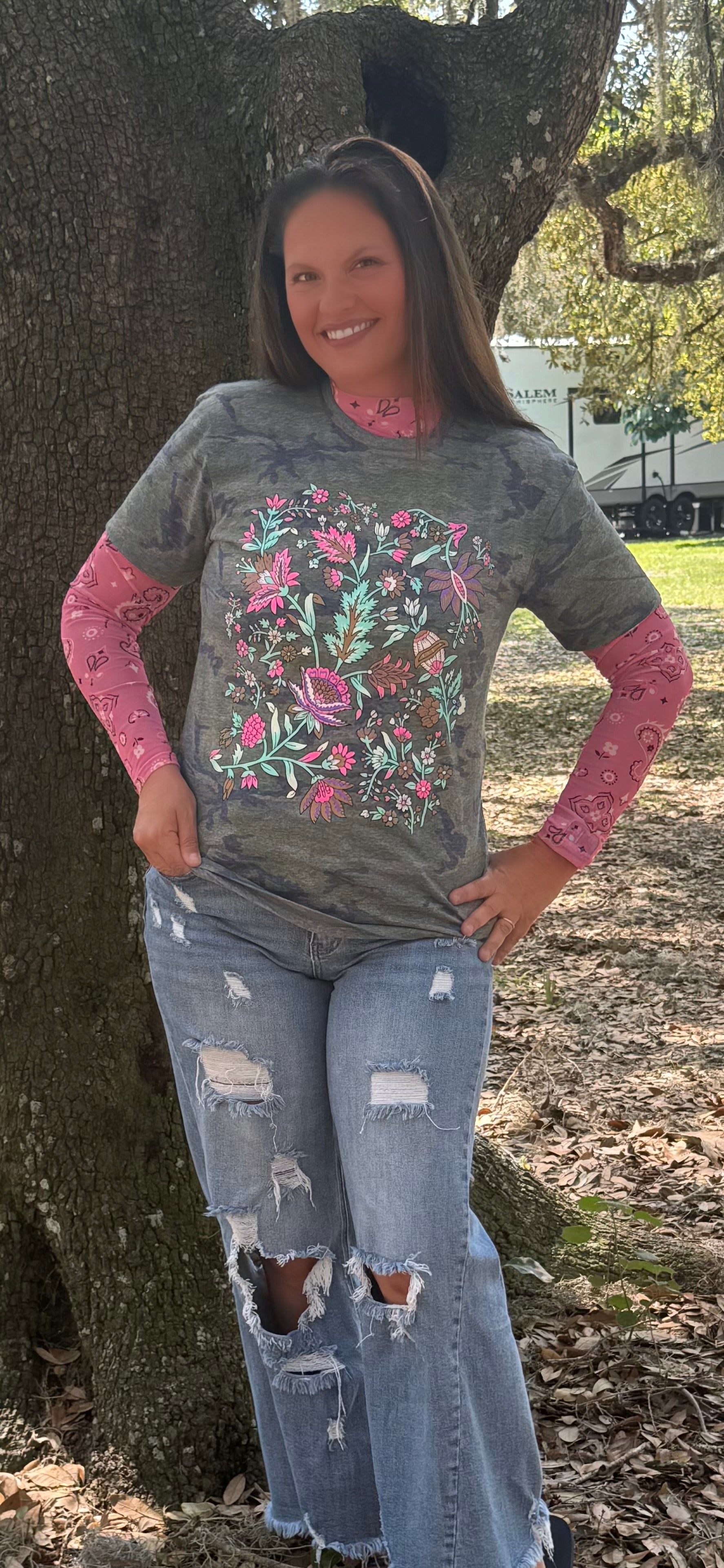 Hidden In The Flowers Tee by Sterling Kreek - BFF Here