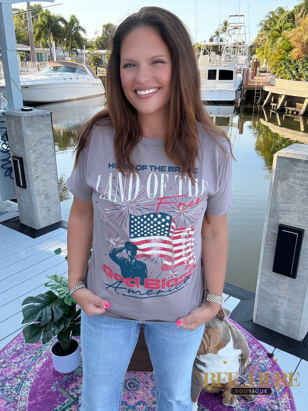 Vintage Old Glory Tee - BFF Here