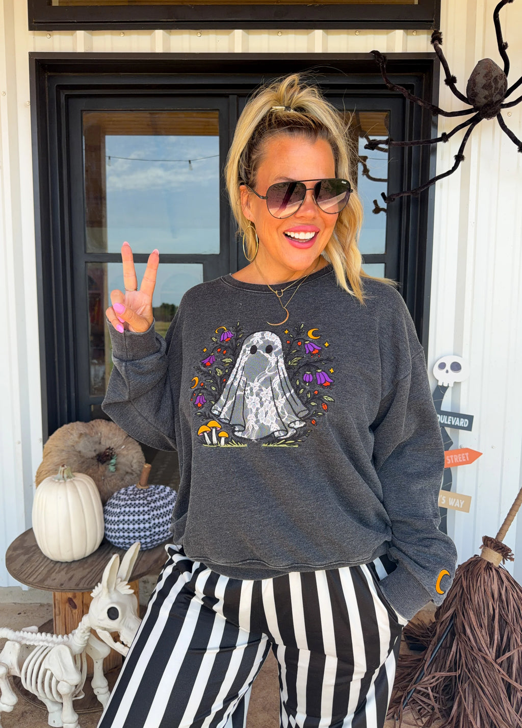 PREORDER: Ghost in Bloom Pullover by Blakeley (ETA: September )