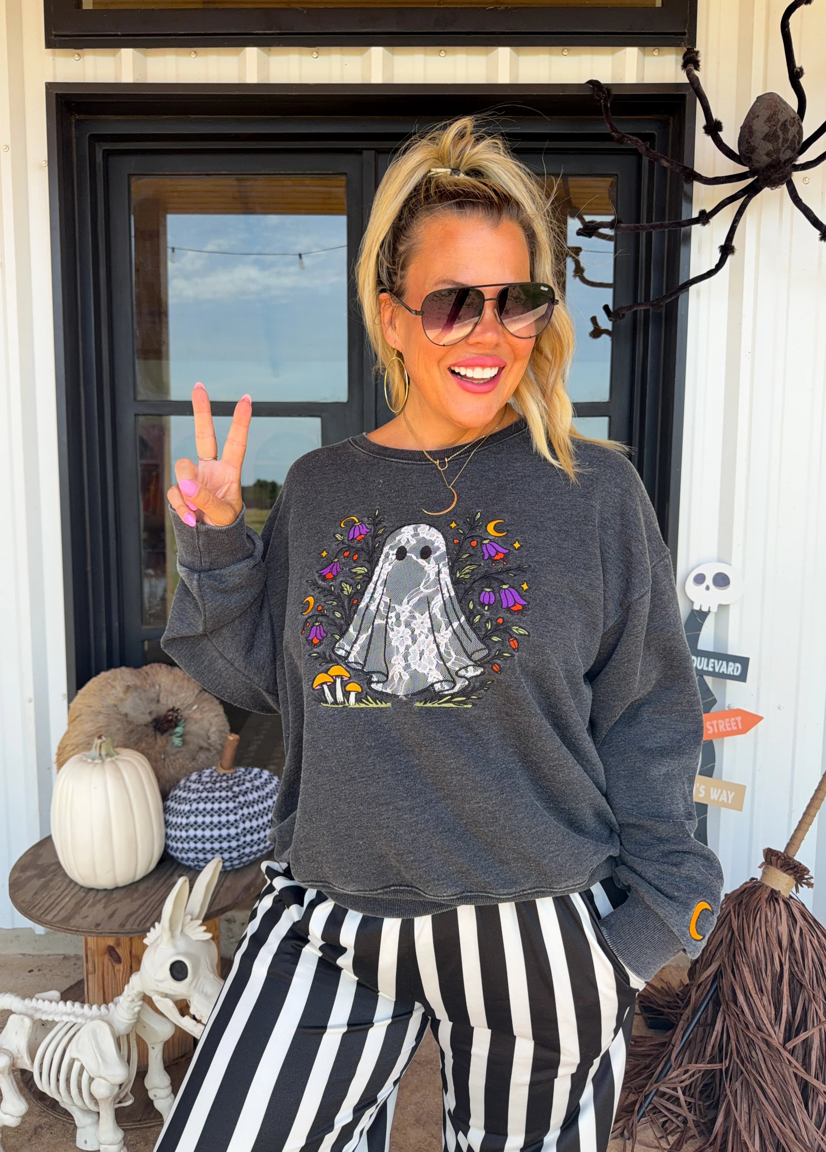 PREORDER: Ghost in Bloom Pullover by Blakeley (ETA: September )