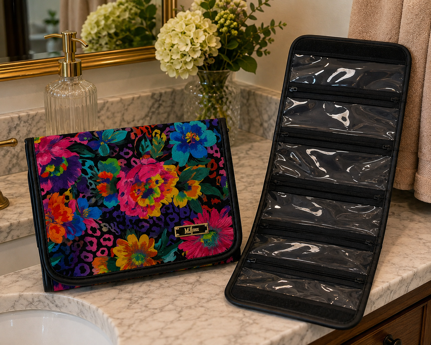 PREORDER: Gem Keeper / Happy Hour Flower by Makup Junkie Bags (ETA: 4-6 weeks)