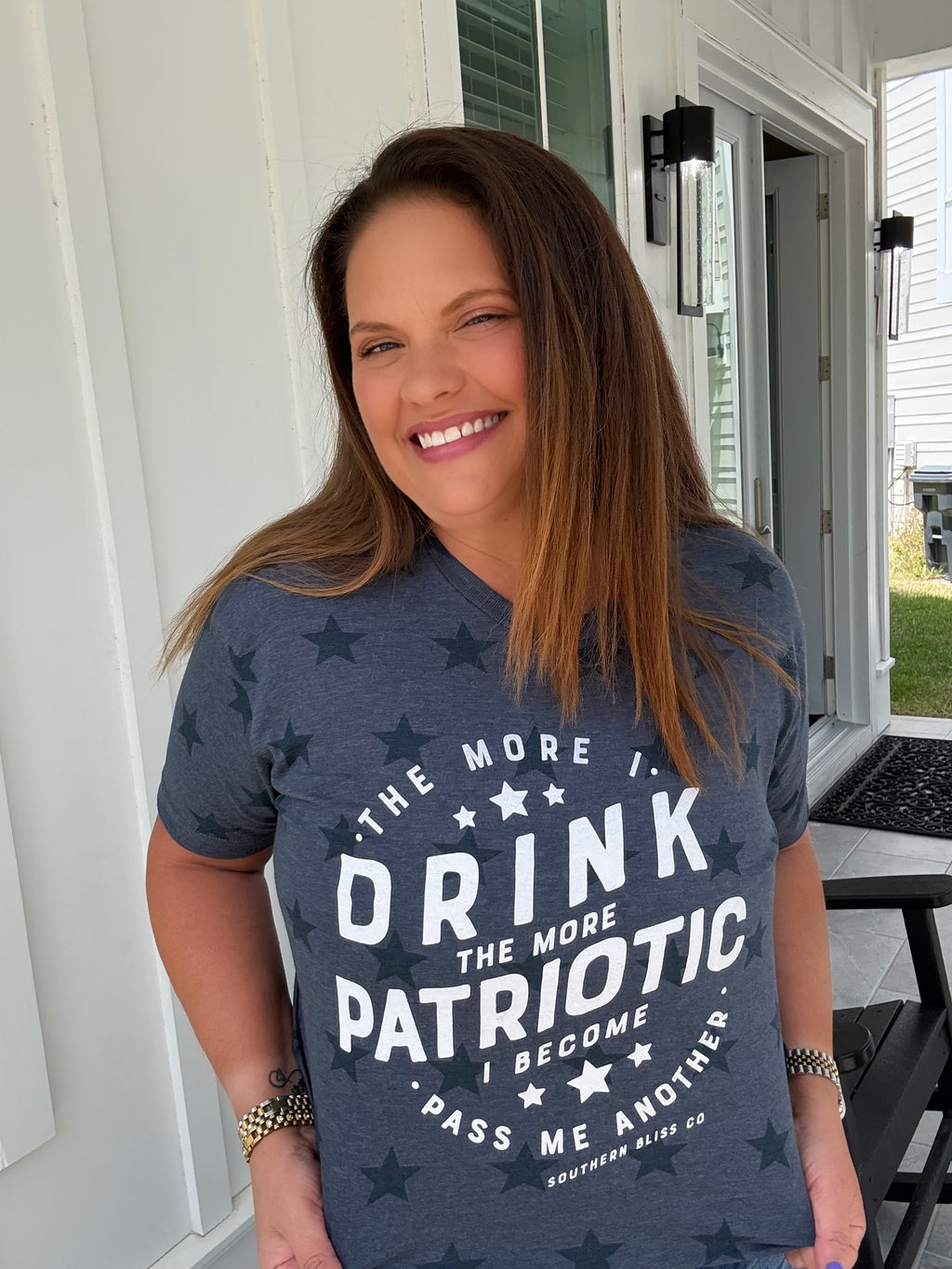The More I Drink Star Tee by Southern Bliss (ARRAY) — Ships 2-3 weeks - BFF Here