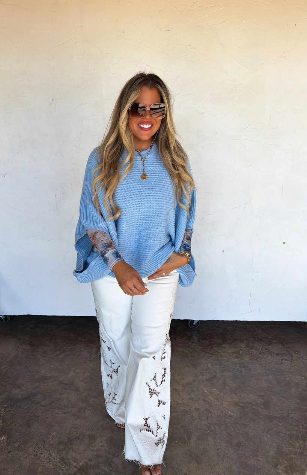 PREORDER: Summer Floral Charm Wide Leg Jeans  by Blakeley (ETA: May) - BFF Here