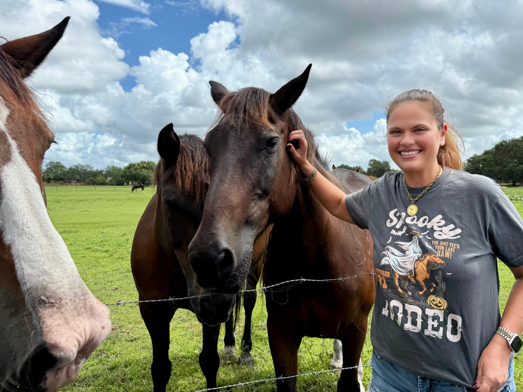 Spooky Rodeo Ghost Cowboy Tee - BFF Here