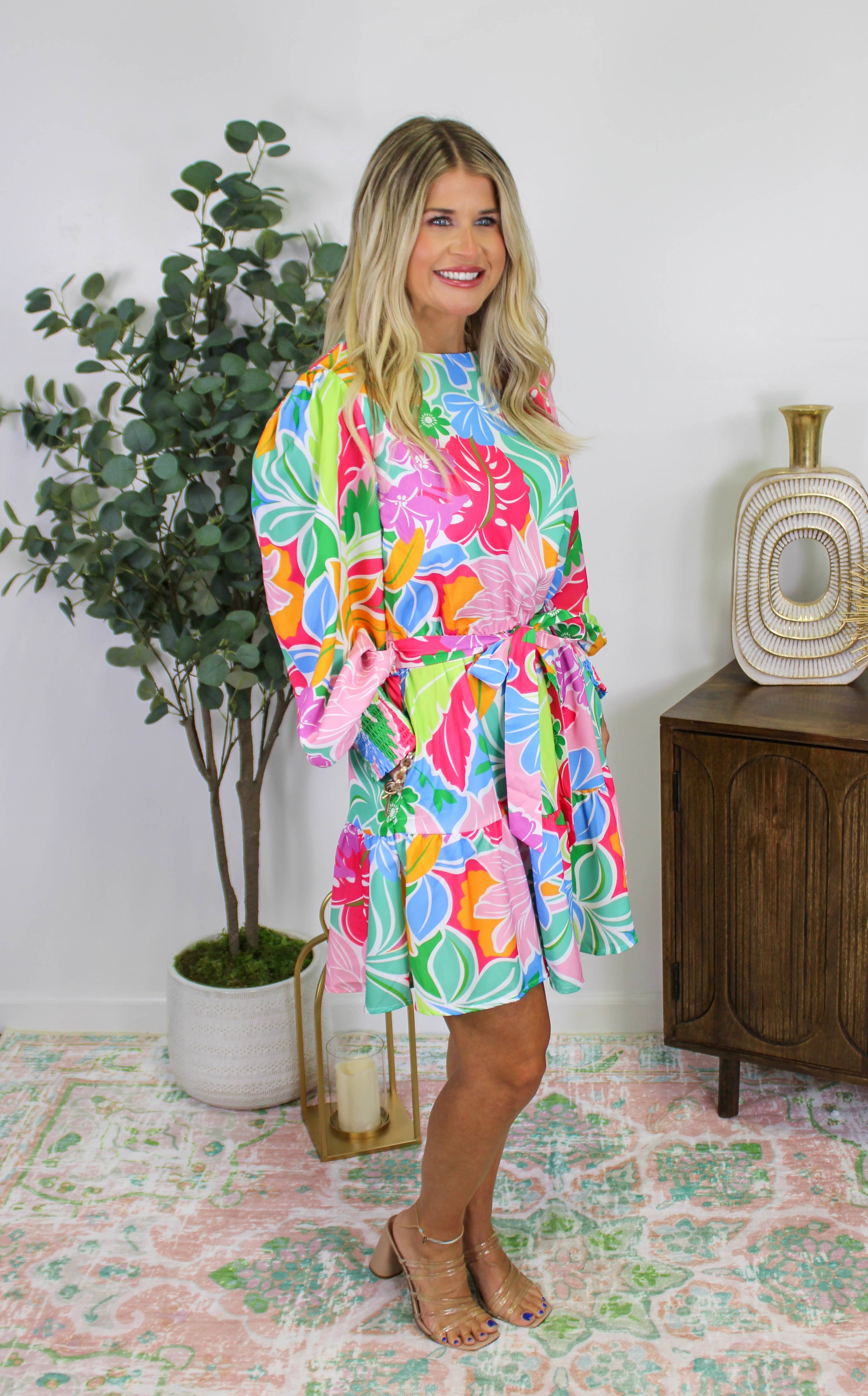 Colorburst Garden Party Dress - BFF Here
