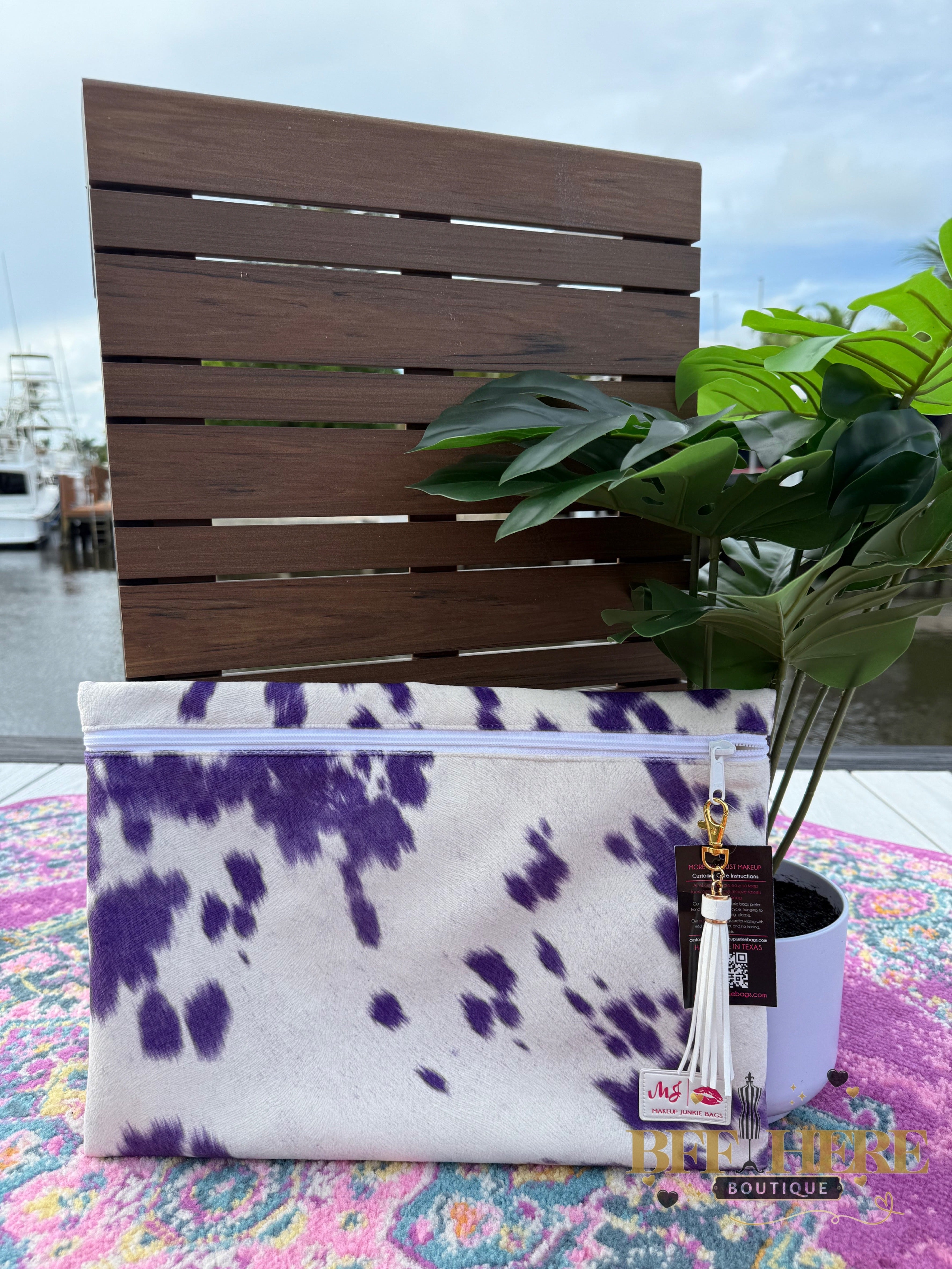 Violet Vaquero by Makeup Junkie Bags (Choice of Size) - BFF Here