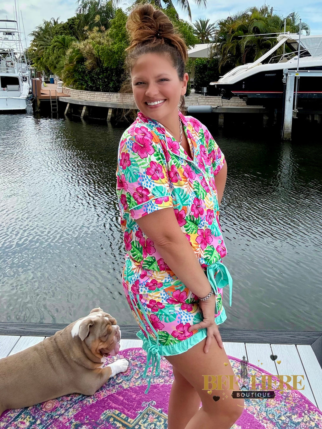 Time To Tango Tie Pajama Set by Jess Lea - BFF Here