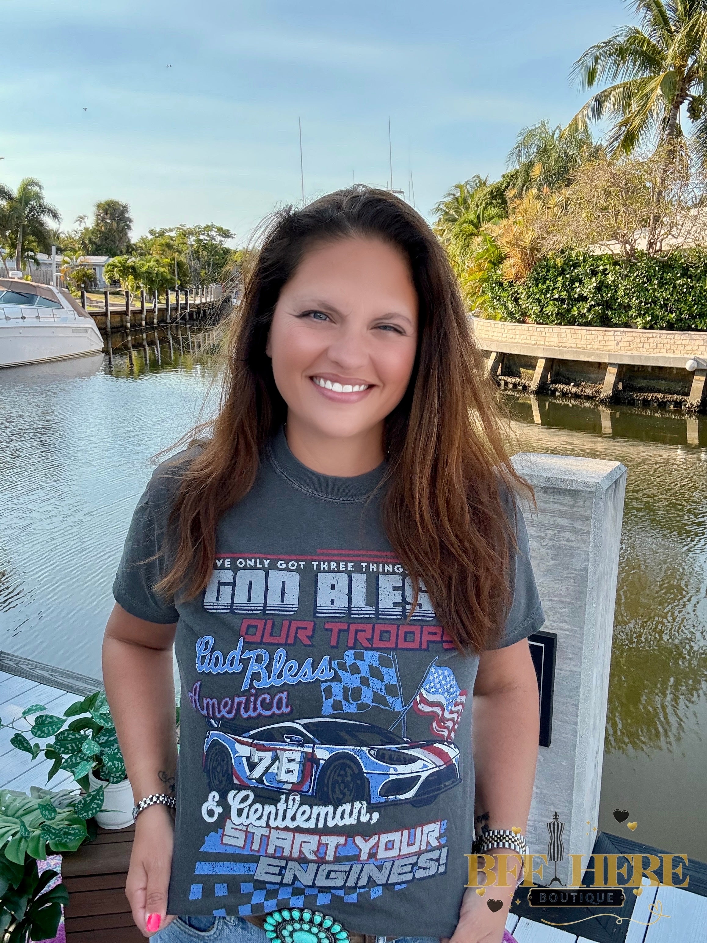 Fast Track America Tee - BFF Here