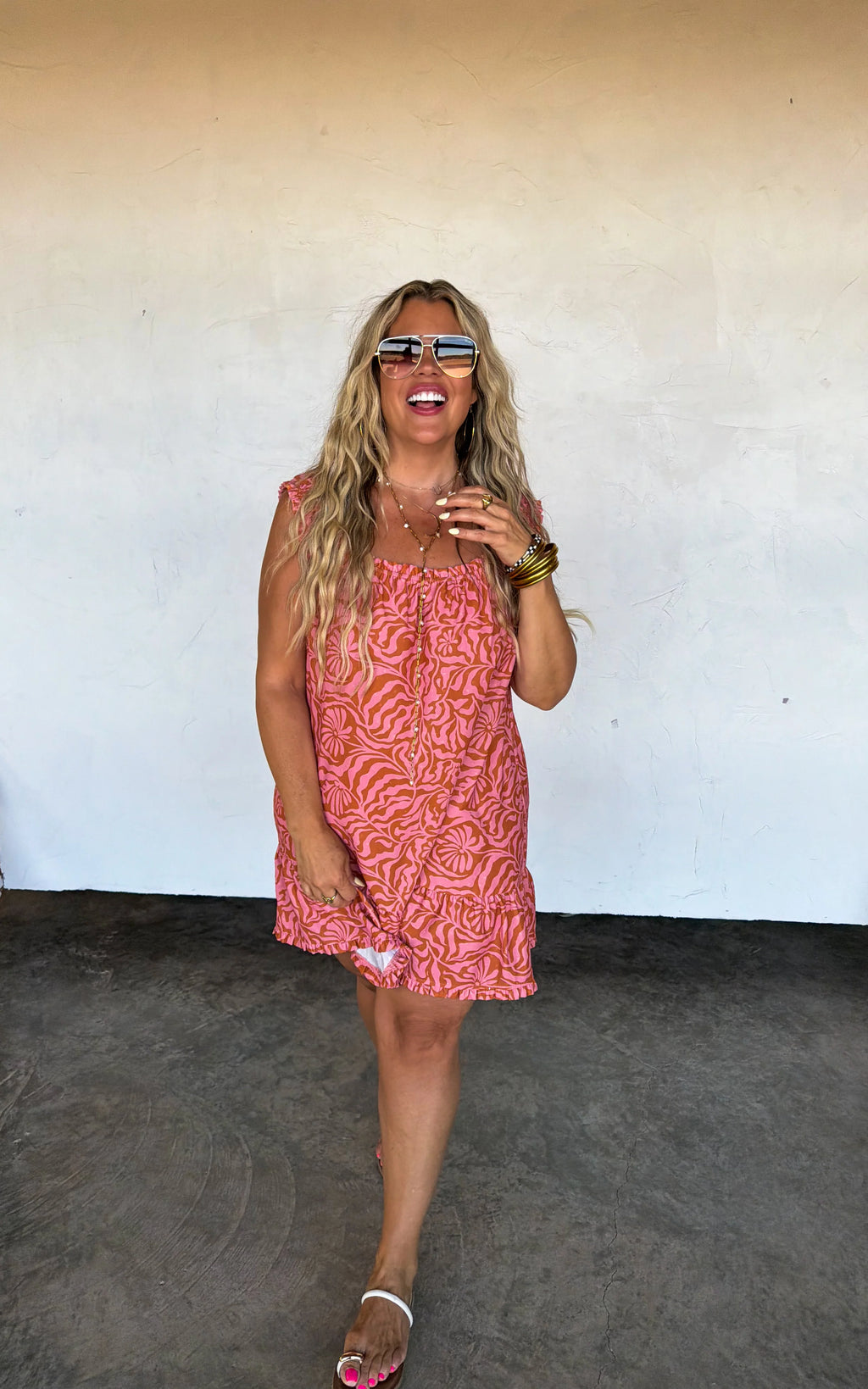 PREORDER: Sunset Tides Babydoll Dress by Blakeley (ETA: June) - BFF Here