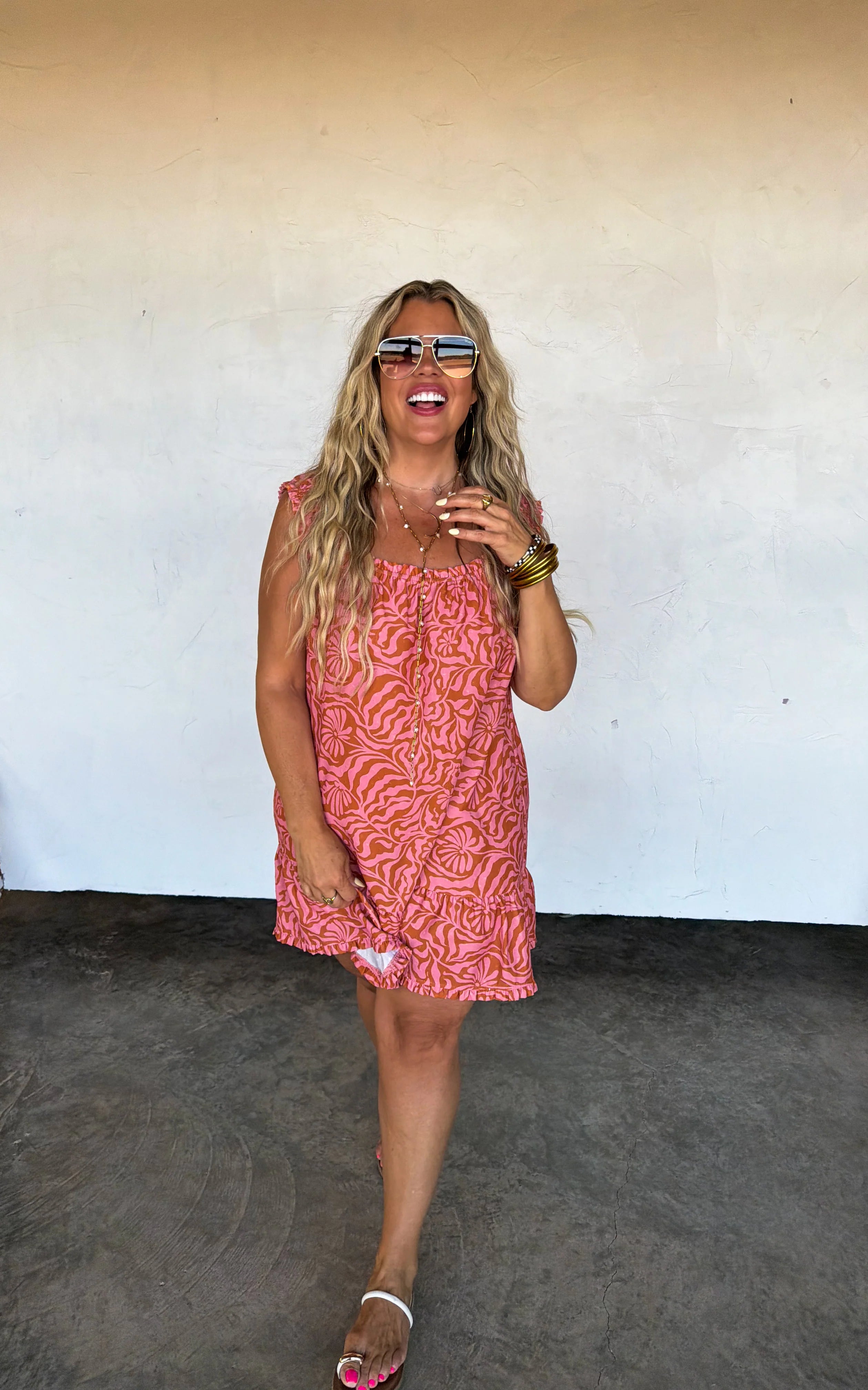 PREORDER: Sunset Tides Babydoll Dress by Blakeley (ETA: June) - BFF Here