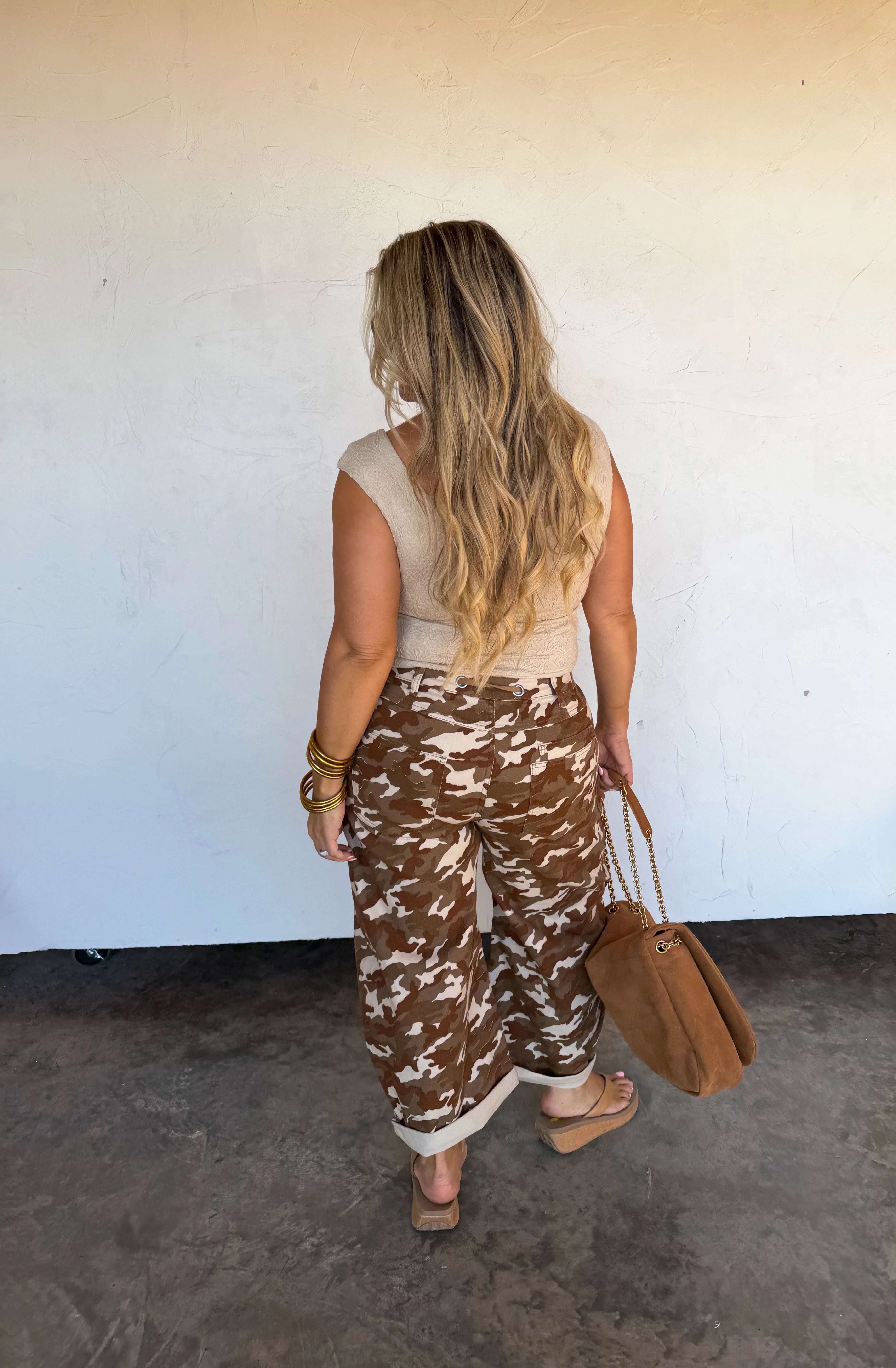PREORDER: Desert Brogan Camo Barrel Jeans  by Blakeley (ETA: May) - BFF Here