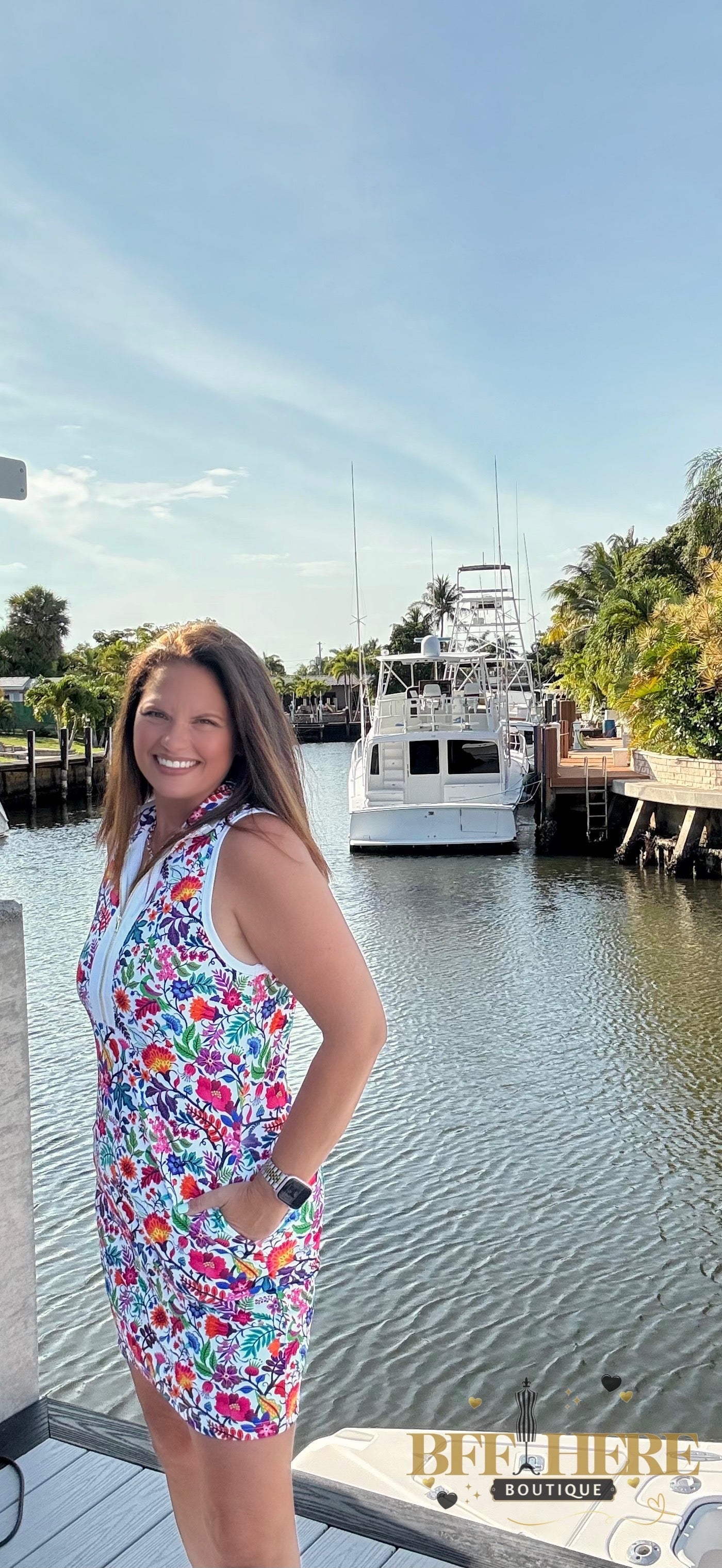 Everyday Zipper Dress / Fiesta Time White by Jess Lea - BFF Here